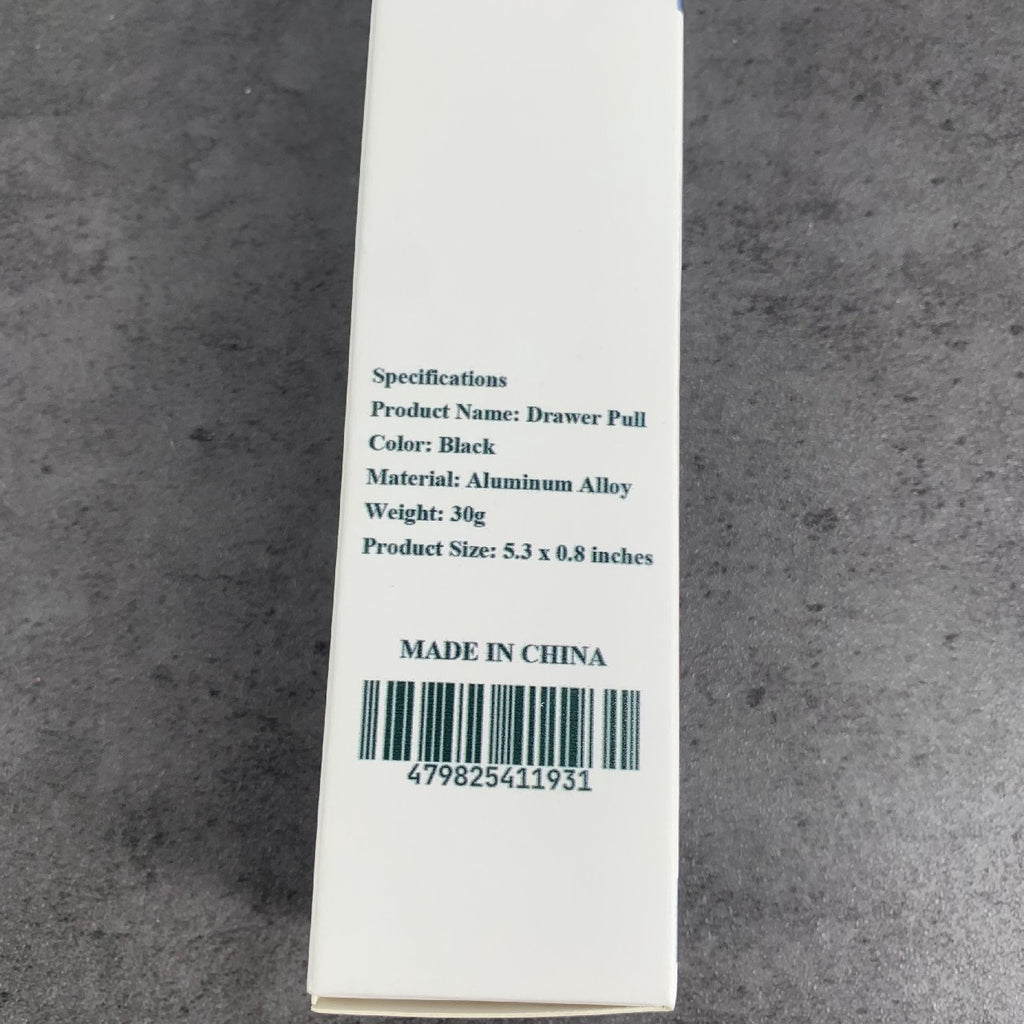 SENXSHI Black Metal Drawer Pulls for Kitchen and Bathroom Cabinets