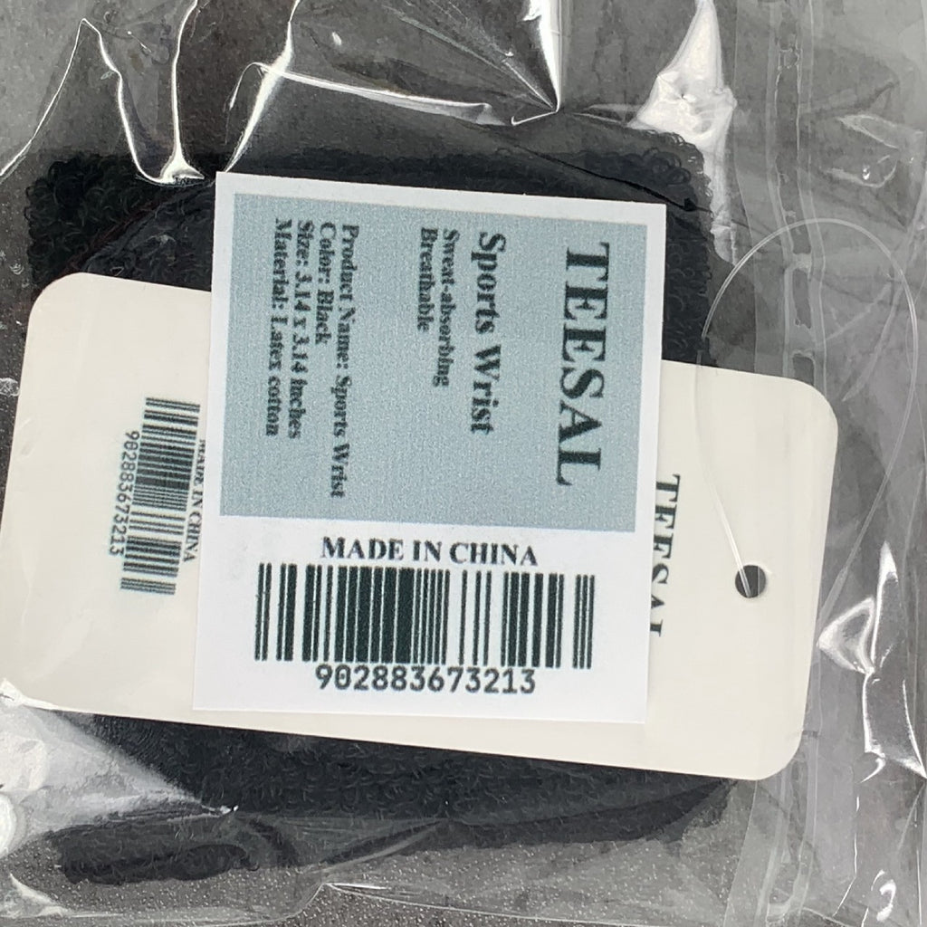 TEESAL Unisex Sport Sweatband Wristband Wrist Protector Gym Running Sport Safety Wrist Support Brace