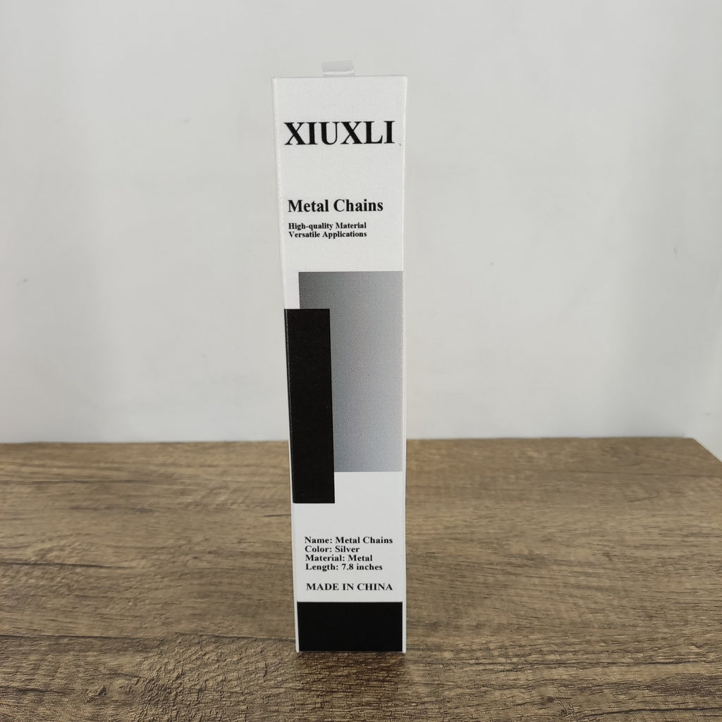 XIUXLI Metal Chains Stainless Steel Metal Chains for Men Women Jewelry Chain DIY