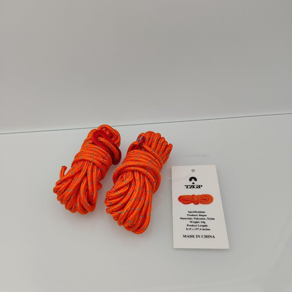 TZGP Nylon Rope Diamond Braided Premium Rope Heavy Duty Rope In Orange