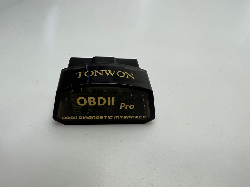TONWON Mini Bluetooth Car Interface Diagnostic Tool Portable OBD II Scanner for Android and iOS, Black