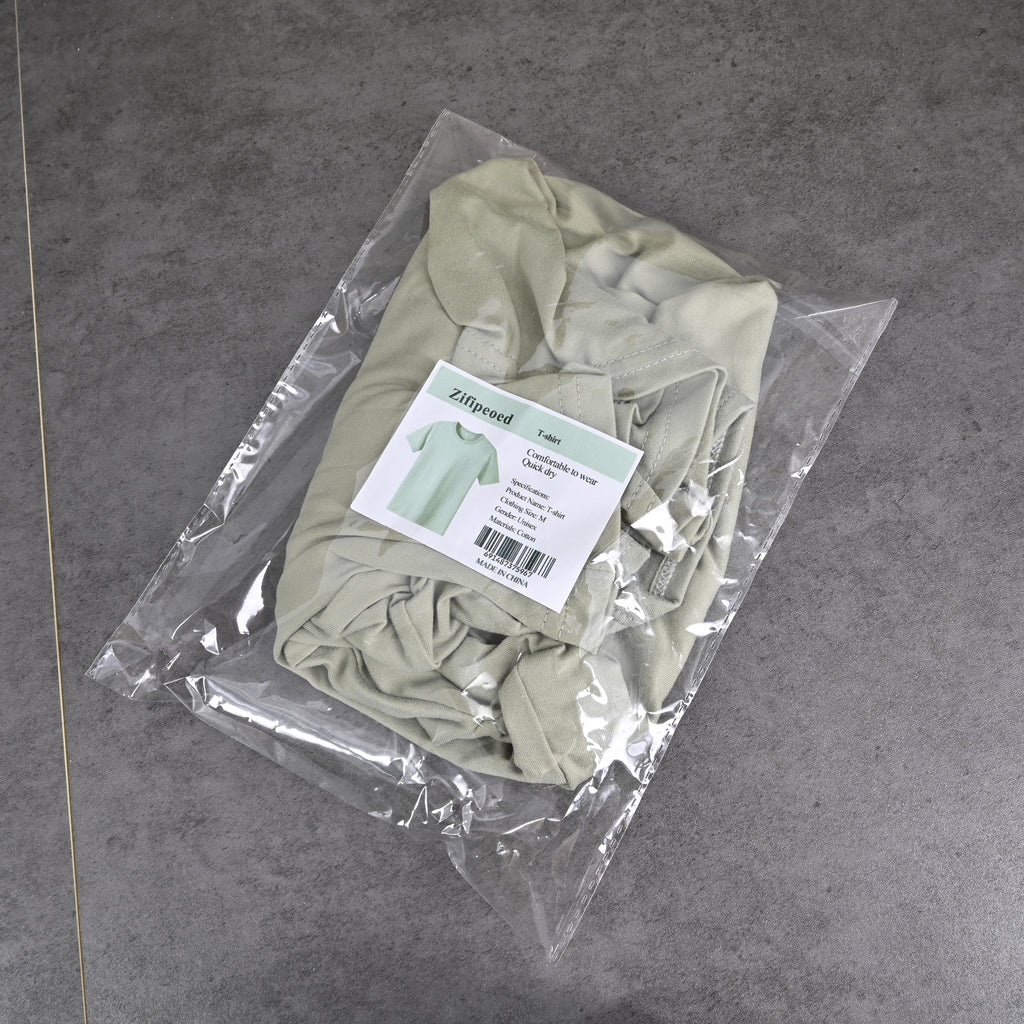 Zifipeoed Solid Color Short Sleeve T-Shirt 100% Cotton T-Shirt