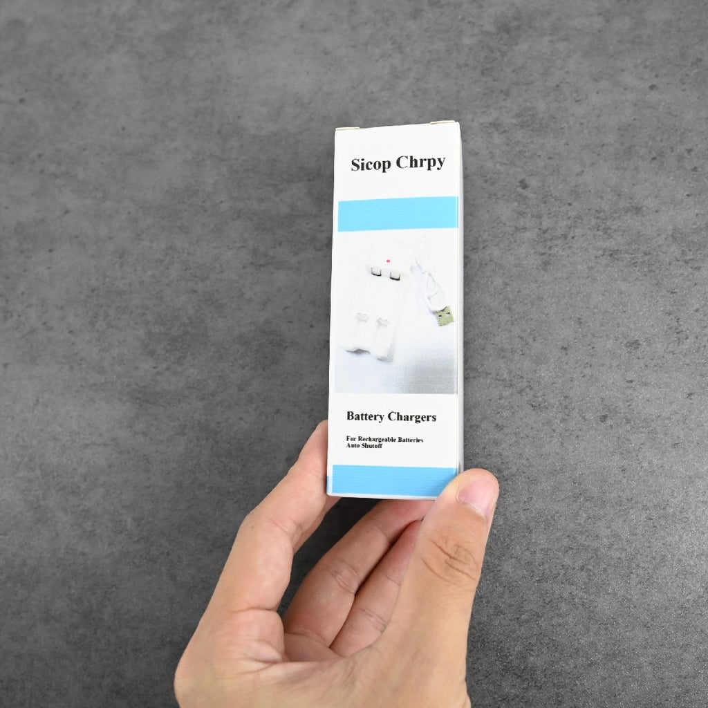 Sicop Chrpy 2 Charging Slots Battery Chargers USB High-Speed Charging for Rechargeable Batteries