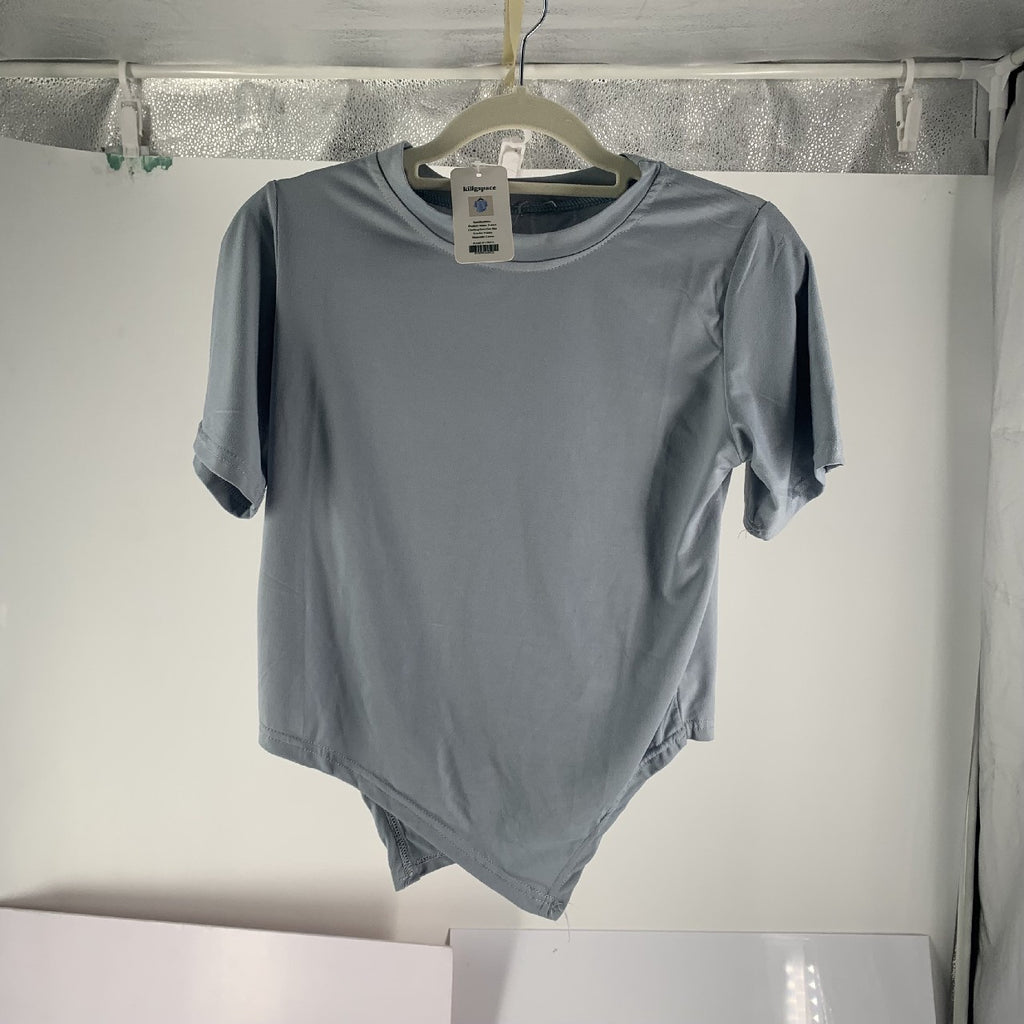 kiligspace Summer Short Sleeve Round-Neck Shirts Loose Casual Tee T-Shirt, Blue