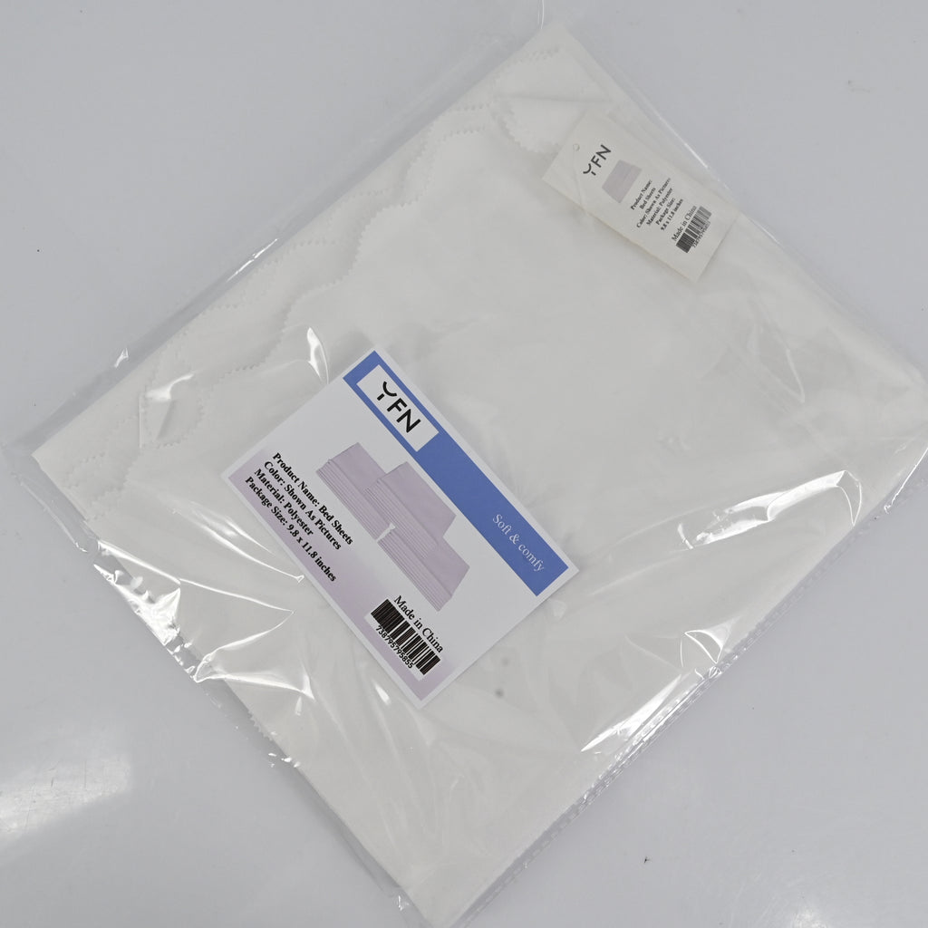 YFN Simply Soft Hypoallergenic Bed Sheet In White
