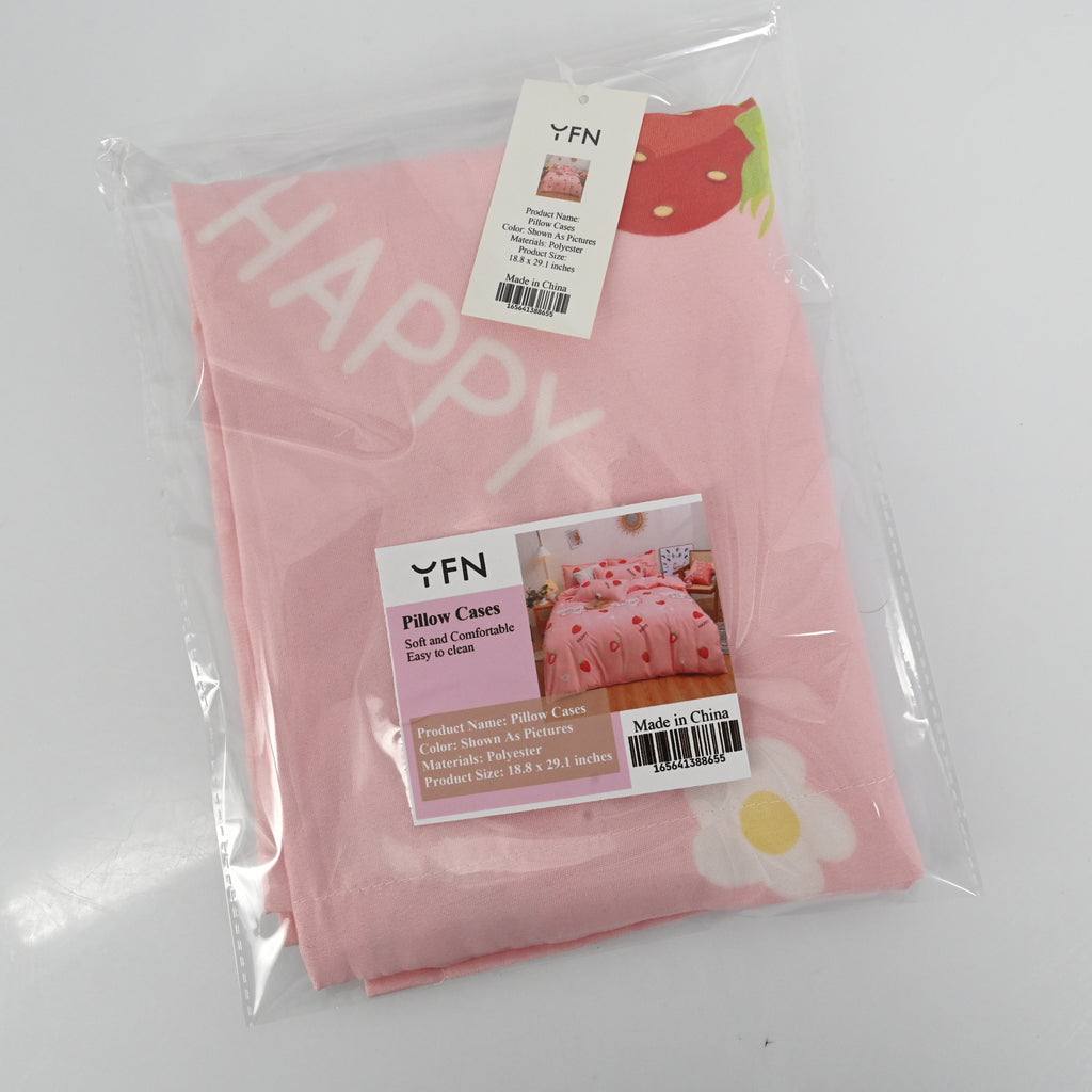 YFN Soft Pillow Case Cover Pillowcase In Pink