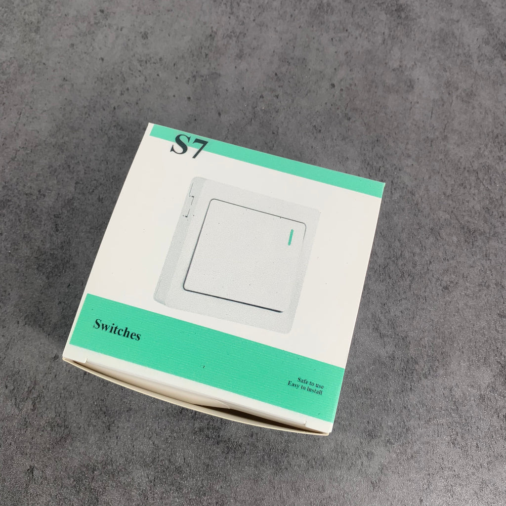 S7 Electric Door Switch Release Button Push Switch for Access for Door Gate Exit In White