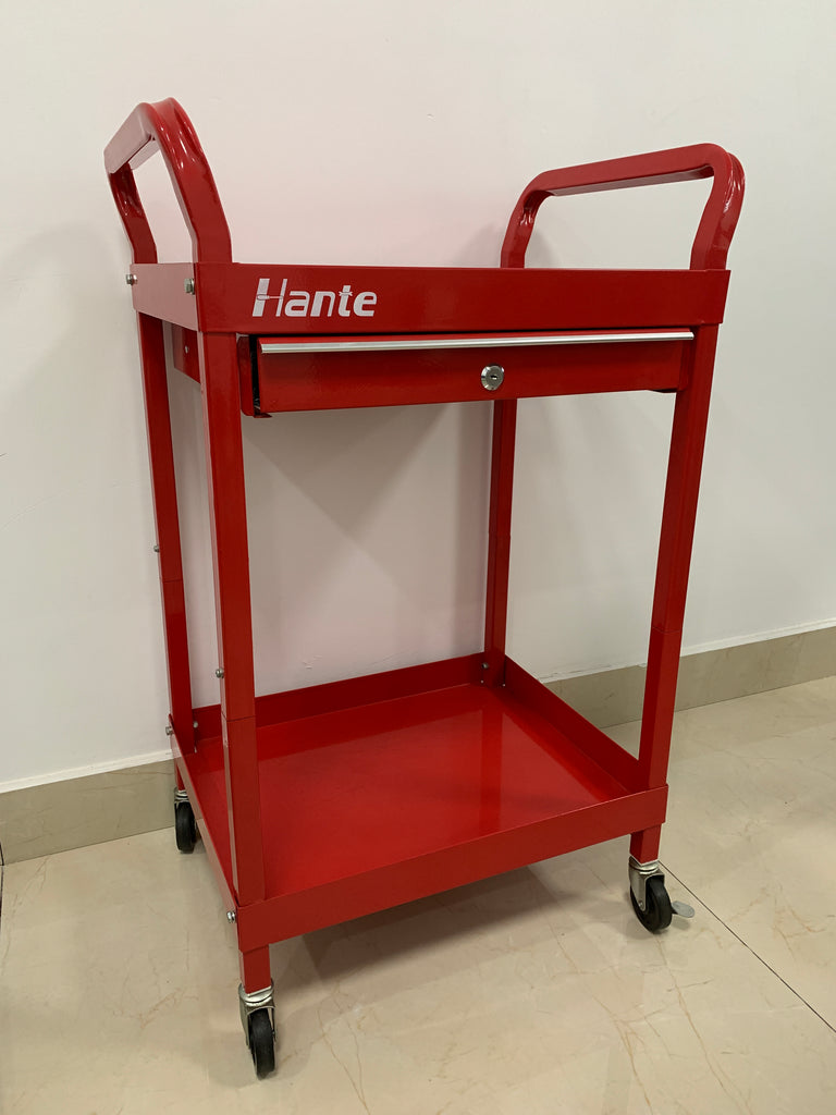 Hante 2 Tiers Trolley, Steel Utility Cart