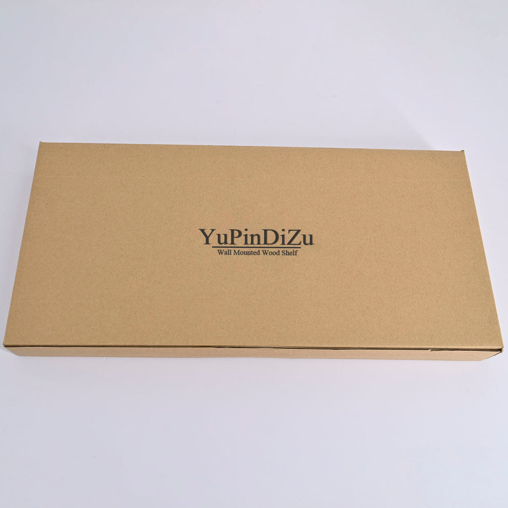 YuPinDiZu 2PCS Wall Mounted Shelf Wood Shelf