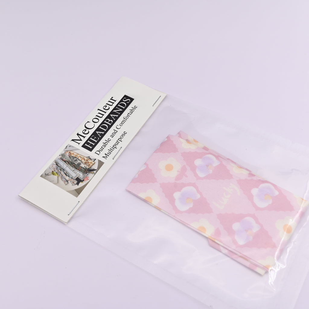 MeCouleur Women Silk Satin Hair Band Scarf Neck Tie Fashion Print Fruit Hair Ribbon