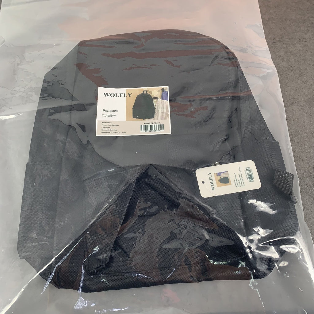 WOLFLY Lightweight Backpacks College School Bookbag For Men Women In Black