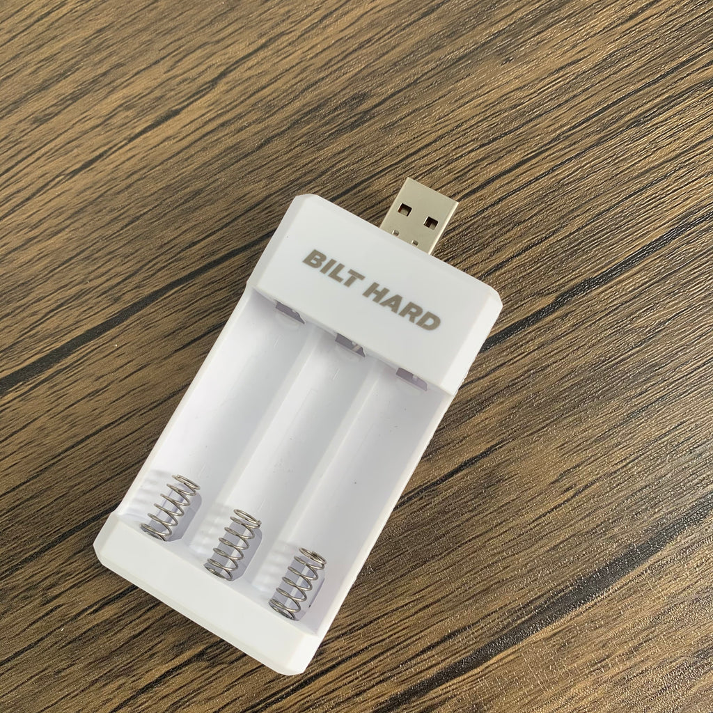 BILT HARD 3 Charging Slots Battery Chargers for AA/AAA Rechargeable Batteries
