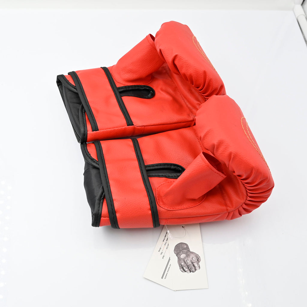 Durable PU Boxing Gloves in Red