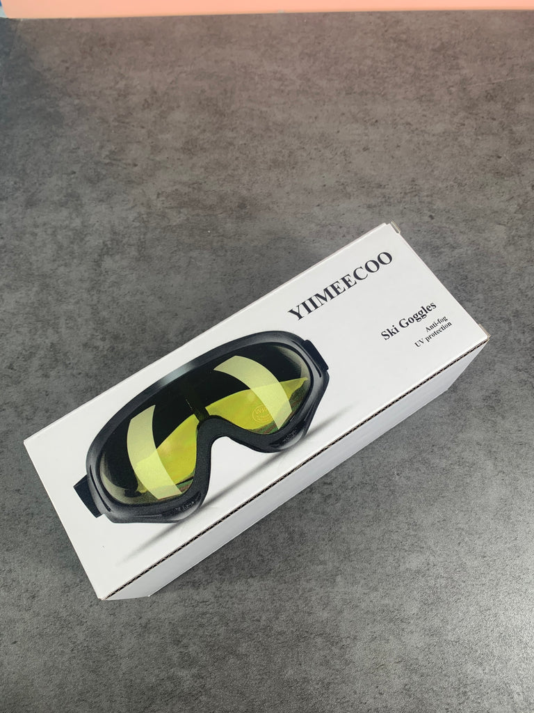 YIIMEECOO Anti-fog UV Protection Ski Goggles for Men Women Kids