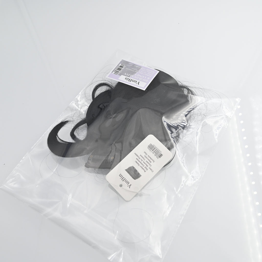 YunBin Hair Extensions Ladies Invisible Natural Black Extended Hairstyle