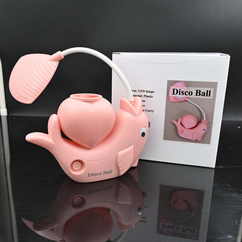 Disco Ball LED Lamps Dolphin Shape Creative LED Desk Lamp USB Charging Temperature Adjustable Larning Desk Lamp