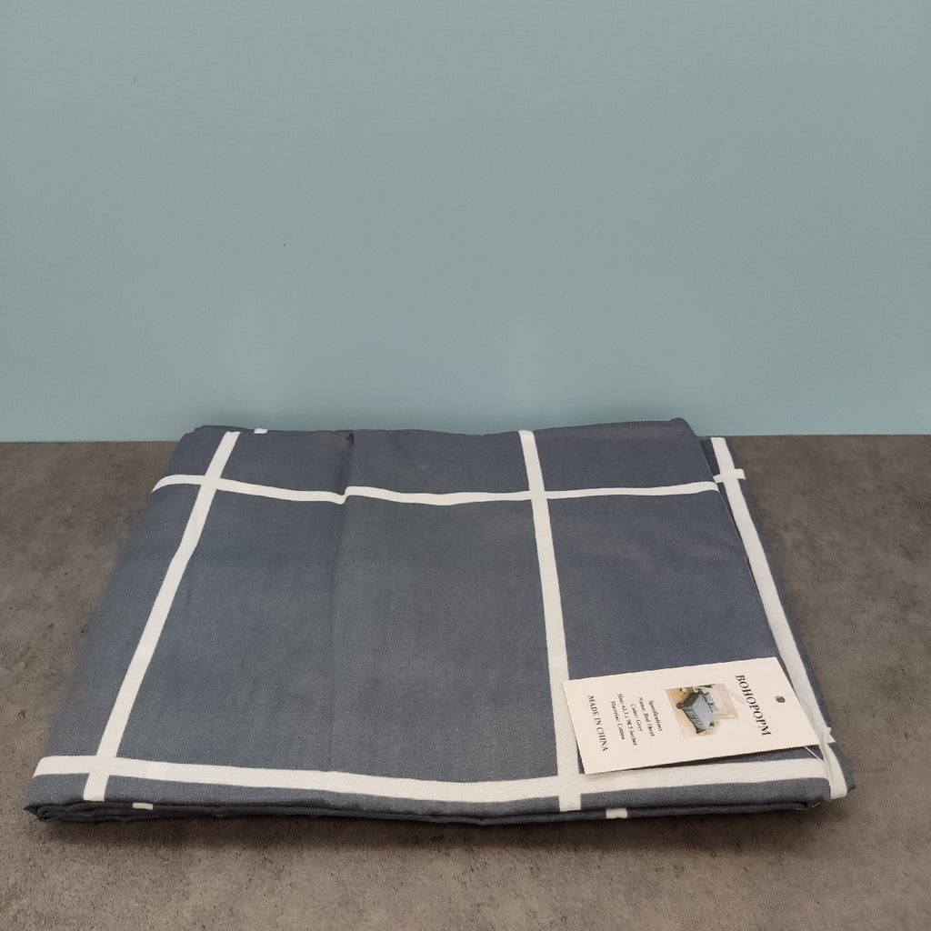 BOHOPOPM Elegant Comfort Bed Sheet Ultra Soft Wrinkle Resistant Bed Sheet, Grey