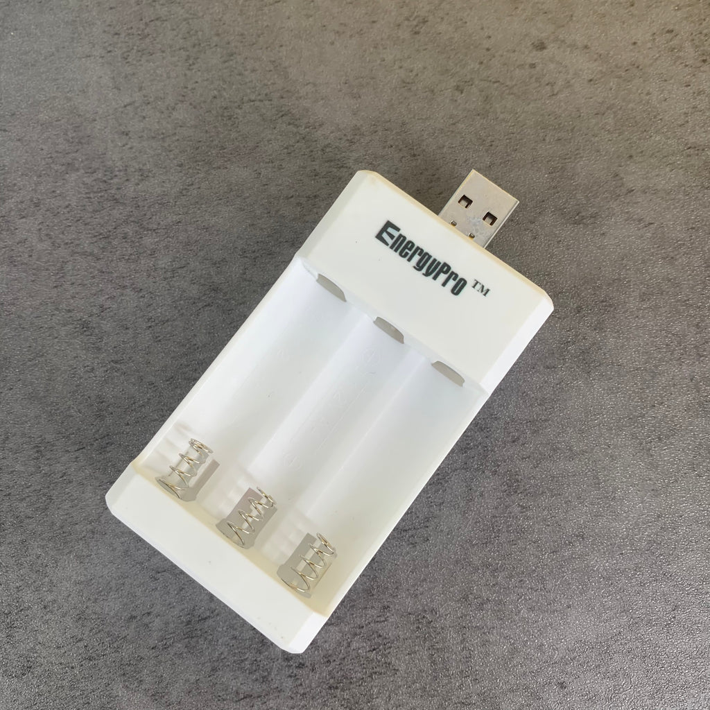 EnergyPro 3 Charging Slots Battery Chargers for AA/AAA Rechargeable Batteries
