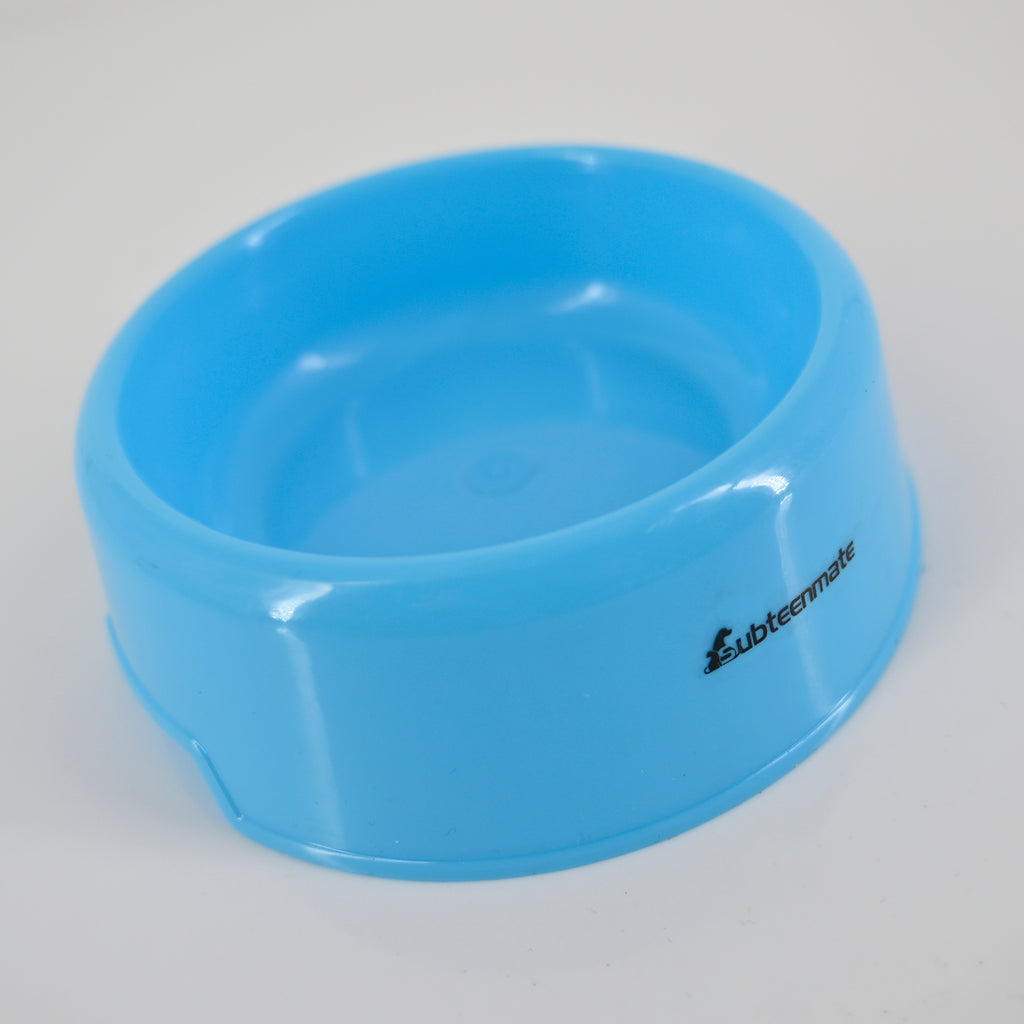 subteenmate Plastic Pet Bowls in Blue