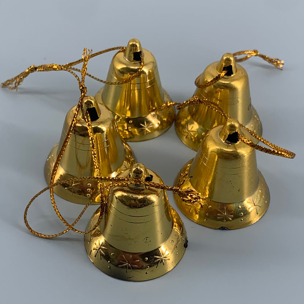 sircerotry Christmas Bell Ornaments with Lanyard