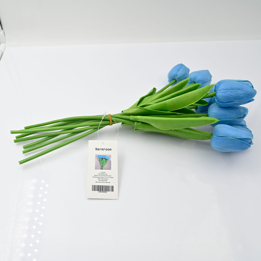 Warmroom Artificial Flowers Garden Tulips Real Touch Flowers