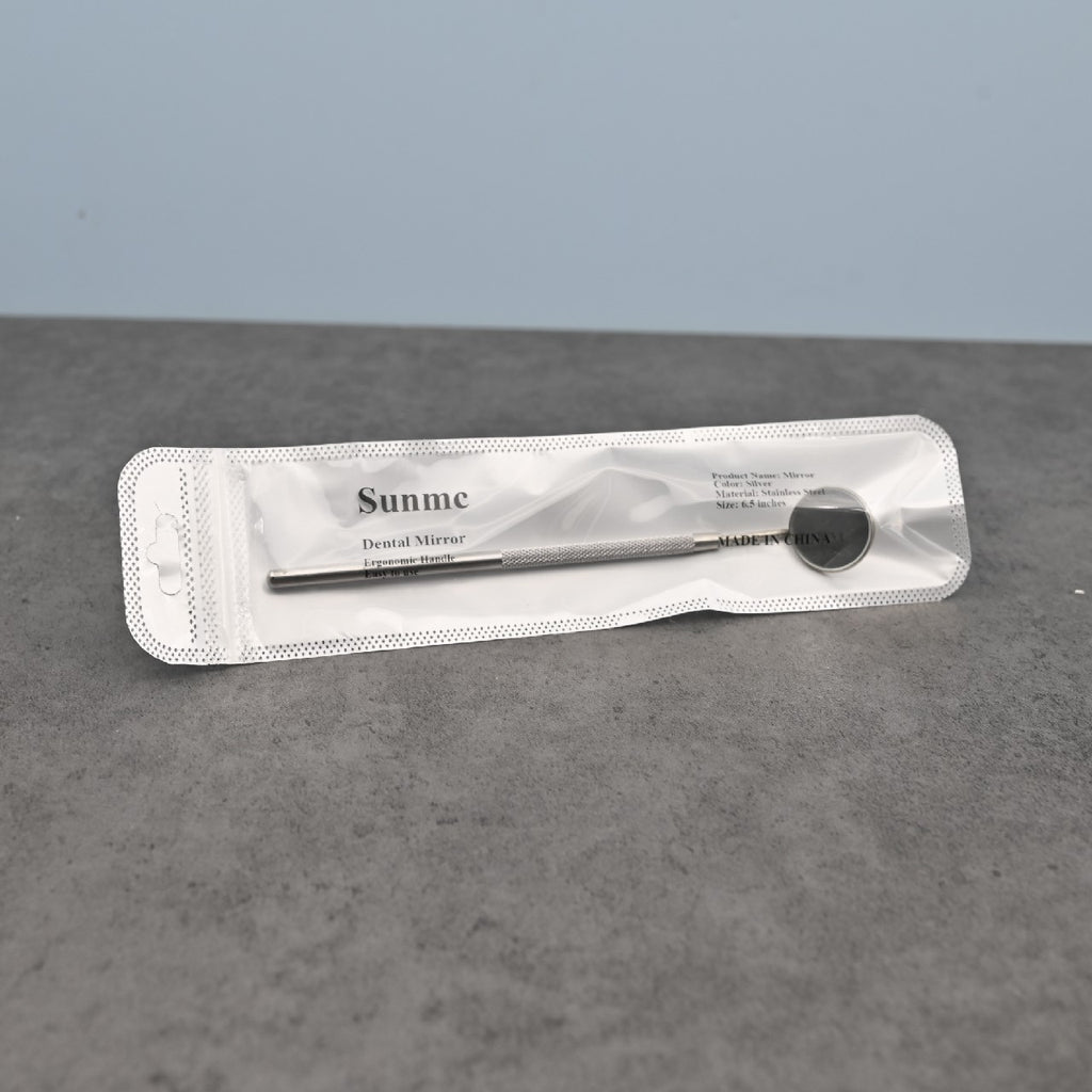 Sunmc Stainless Steel Dental Mirror Teeth Cleaning Tool for Dentist Professional Dental Tools