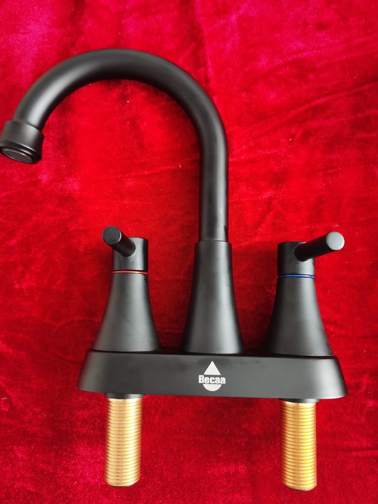 Becaa Black Faucet Kitchen Sink Faucet Stainless Steel Faucet