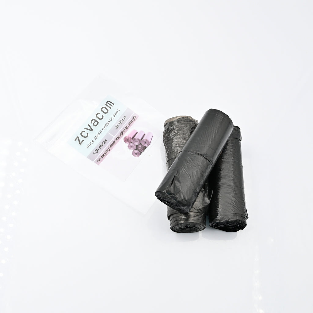 zcvacom 3 Rolls 1 pack 60 Pcs Household Disposable Trash Bags