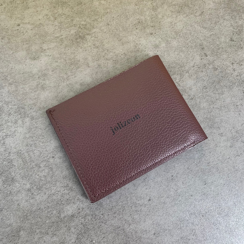 jolizeon Men's Business Casual Short Wallet Multifunctional Anti-theft Card Bag Large Capacity Men's Wallet