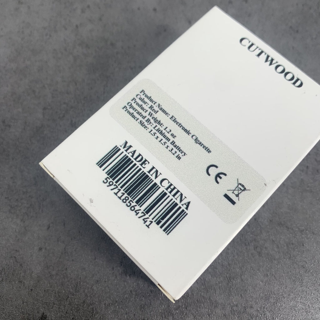 CUTWOOD Light Nicotine Fruit Flavor Content E-cigarettes in Red