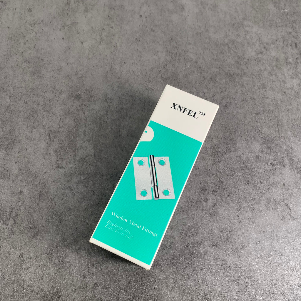 XNFEL Mini Hinge Door and Window 1.5 inch Folding Hinge Stainless Steel Cabinet Hinge