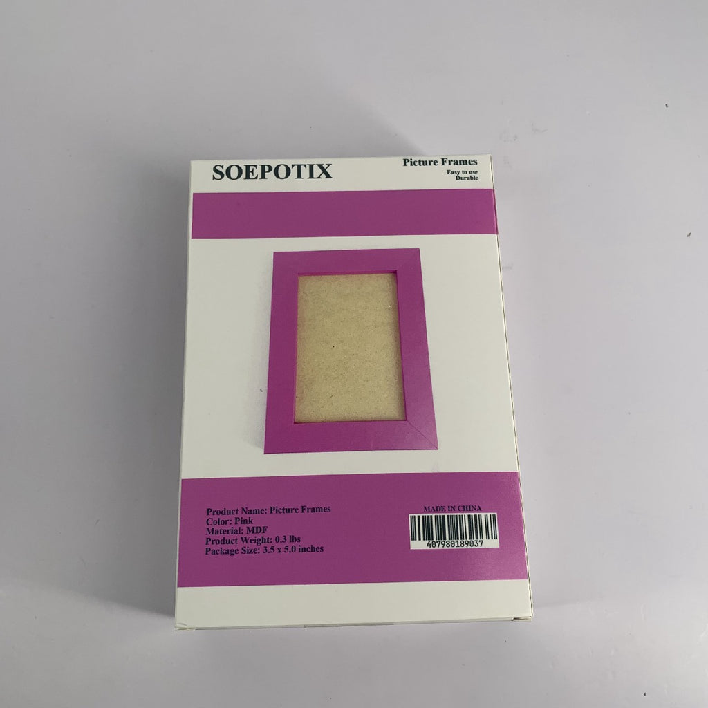 SOEPOTIX Pictureand Photo Frame Picture Frame Desktop Hanging in Pink