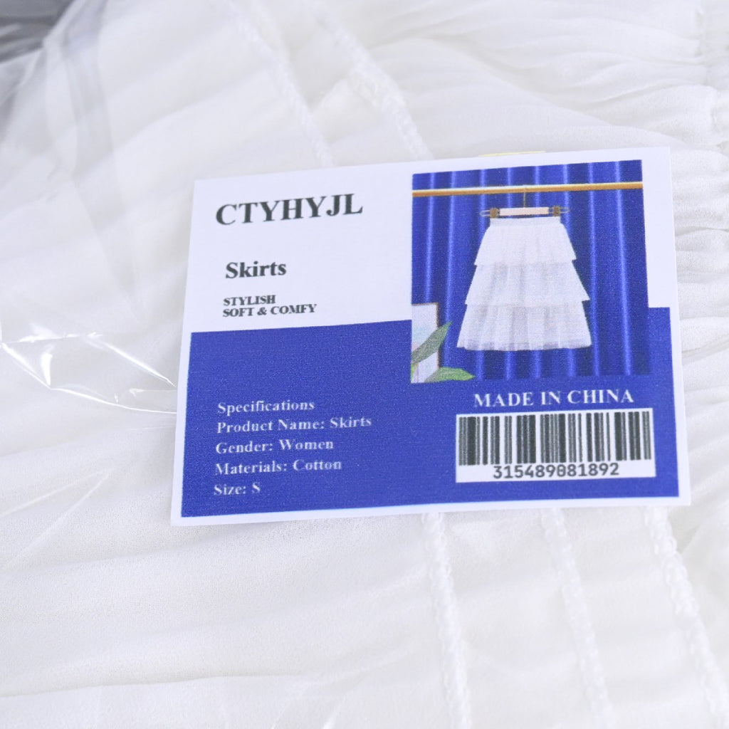 CTYHYJL Girls Summer Skirts Mesh Skirts Girl's Skirt Cake Skirt