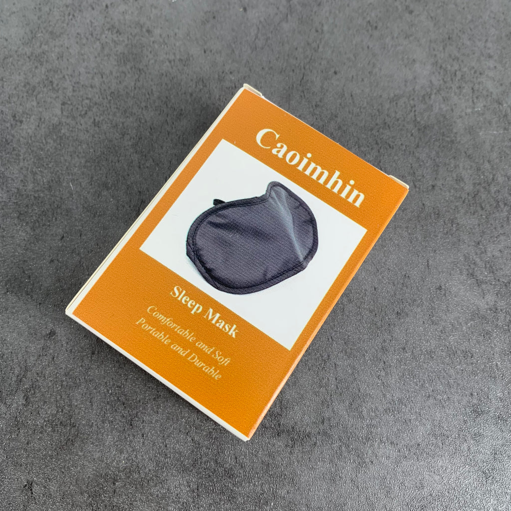 Caoimhin Sleeping Eye Mask Blackout Soft Comfort Eye Mask For Men Women In Black