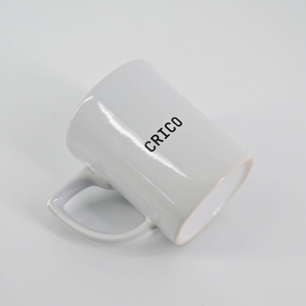 CRICO Cup Mugs for Tea or Coffee in White