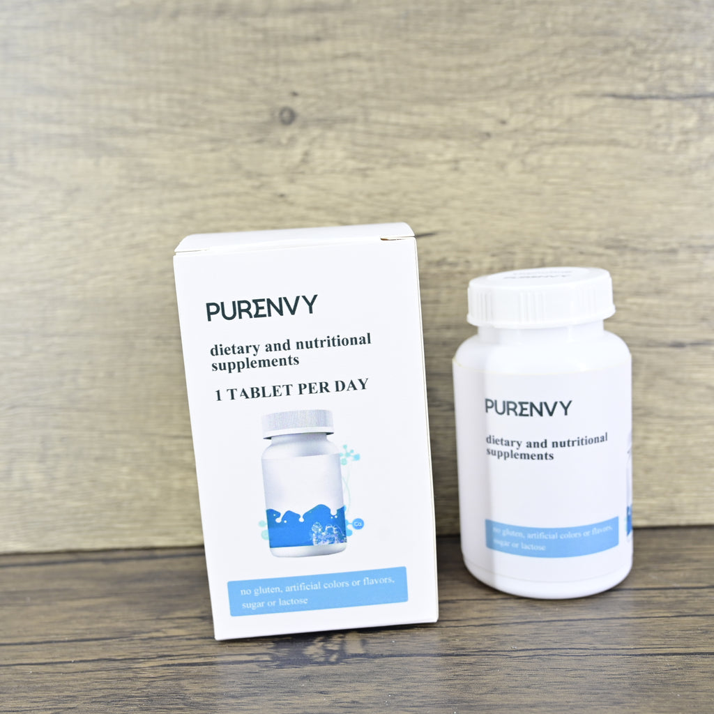 PURENVY 100 Counts Dietary Nutritional Supplements Tablets For Children Teens Adults Seniors